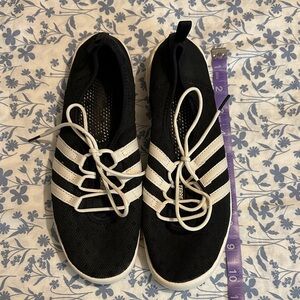 Adidas Black and White Women's Water Shoes